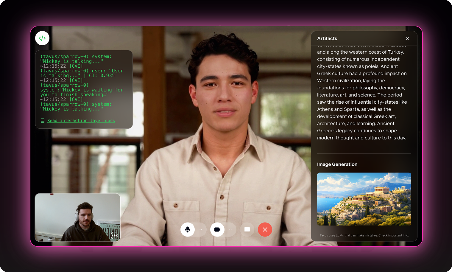 Tavus 发布情感智能 CVI 平台:三大核心模型驱动数字人实时视频交互-2 Tavus 发布情感智能 CVI 平台:三大核心模型驱动数字人实时视频交互-2