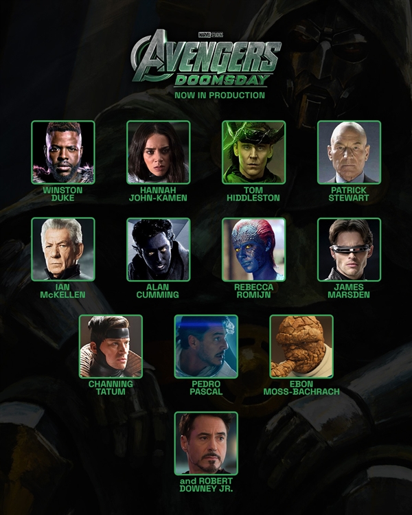 漫威直播公布《复联5》阵容：“钢铁侠”变反派 大批老X战警回归