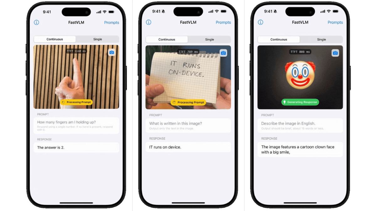 FastVLM - 苹果公司推出的视觉语言模型