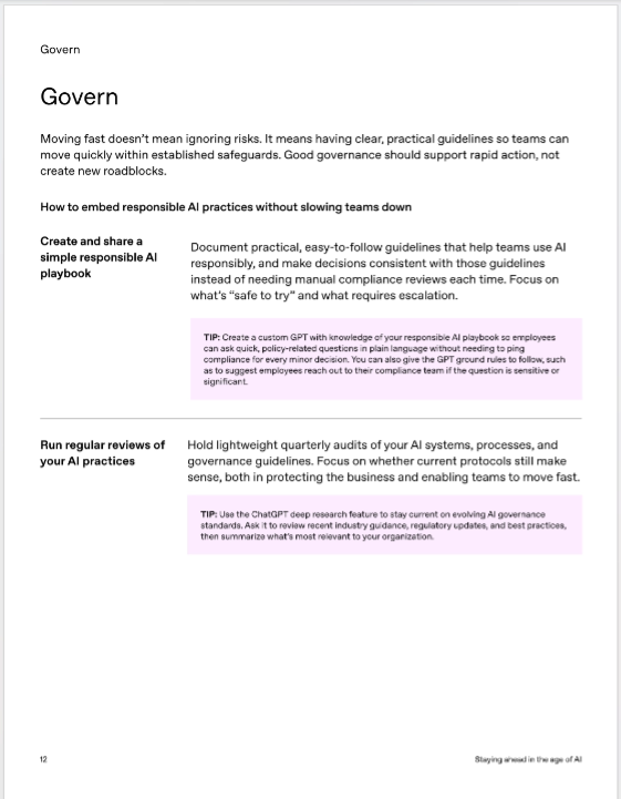 OpenAI《在AI时代保持领先》PDF指南 - 附下载链接